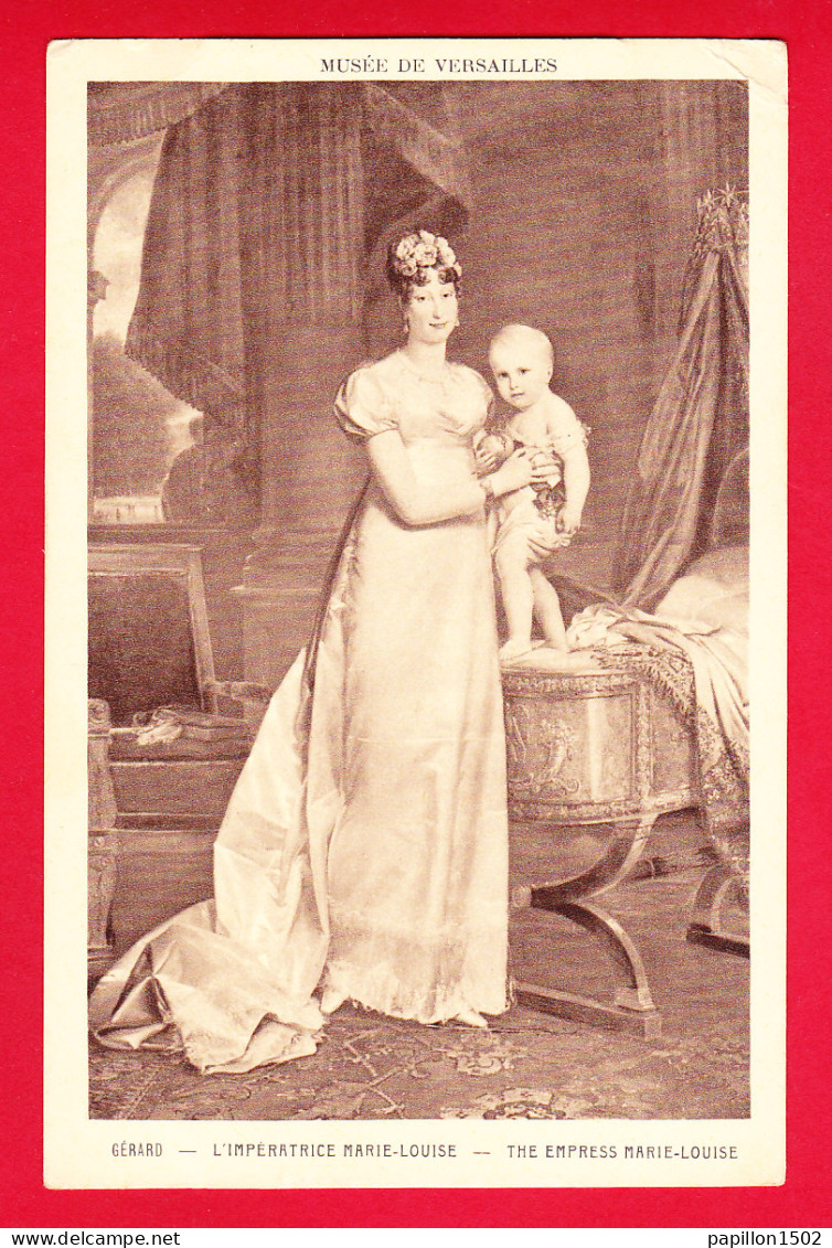 Famille Royale-43P57 L'Impératrice Marie Louise Et Son Fils Dans Les Bqras, Cpa - Familles Royales