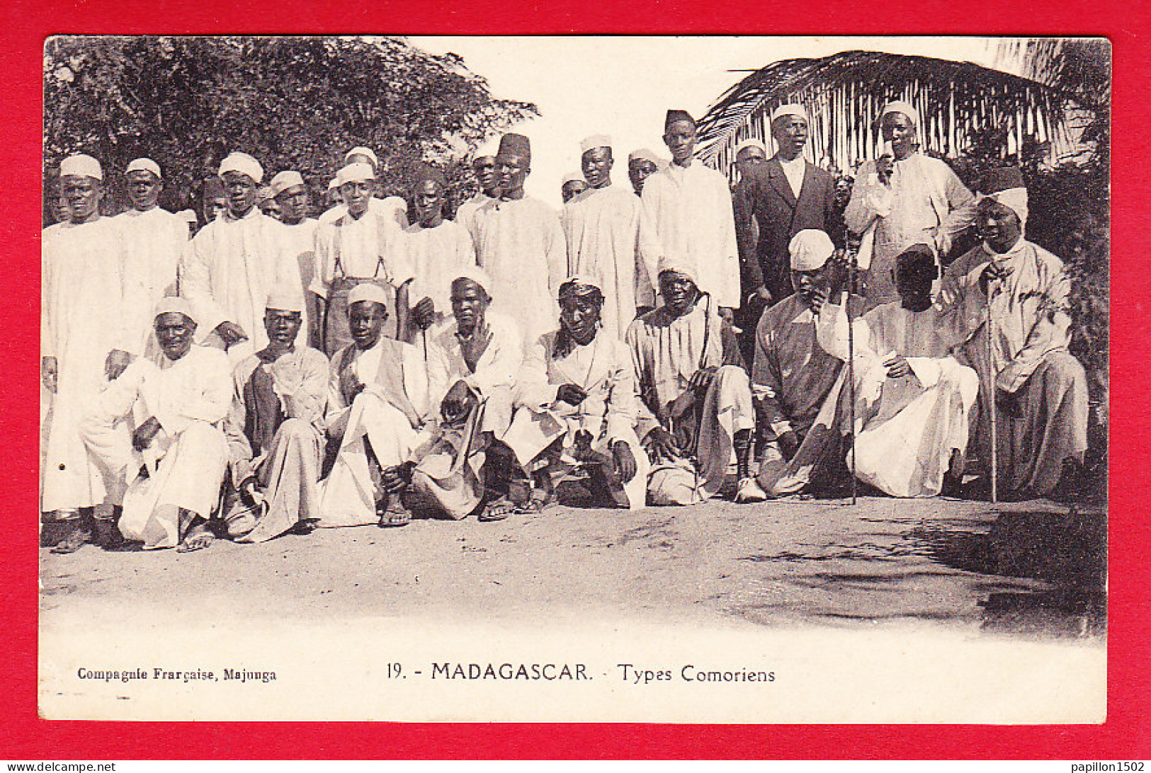 E-Madagascar-19P97  Types Comoriens, Belle Animation, Cpa BE - Madagascar