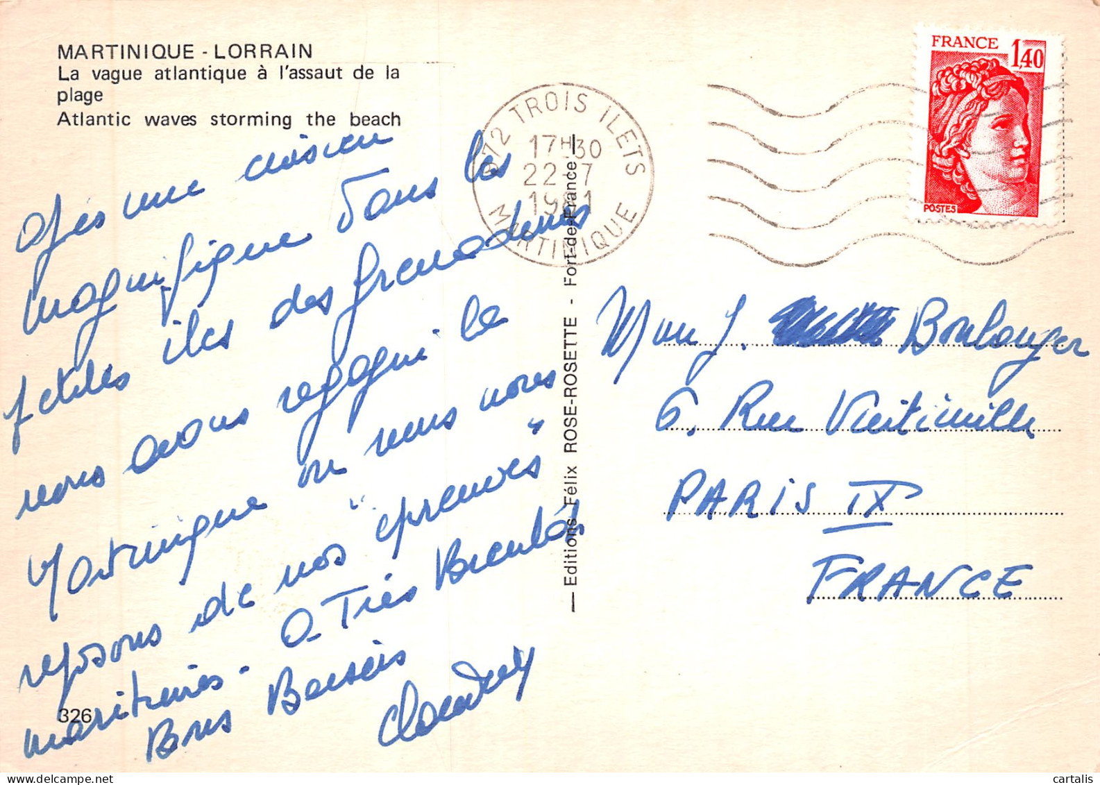 972-MARTINIQUE LORRAIN-N°4169-D/0389 - Altri & Non Classificati