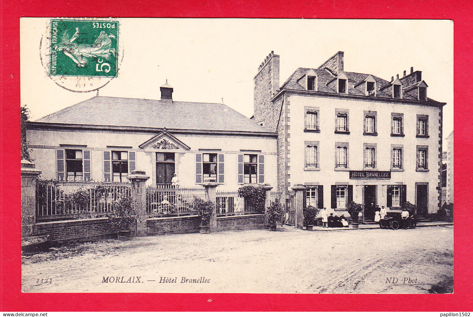 F-29-Morlaix-23A04  Hôtel Branellec, Cpa BE - Morlaix