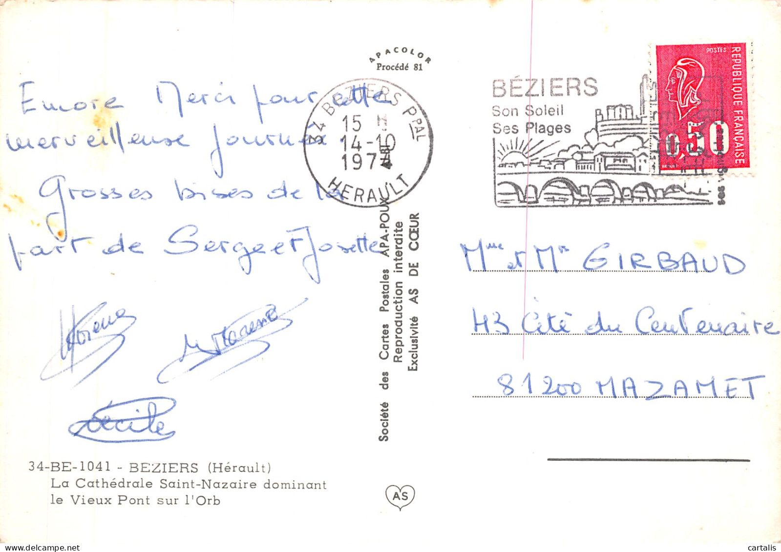 34-BEZIERS-N°4169-C/0307 - Beziers