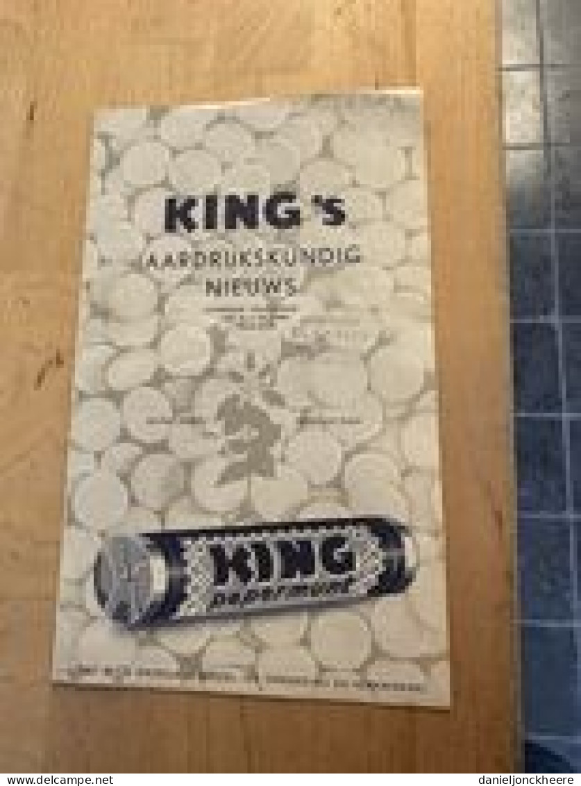 King 's Pepermunt Folder Aardrijkskundig Nieuws - Publicidad