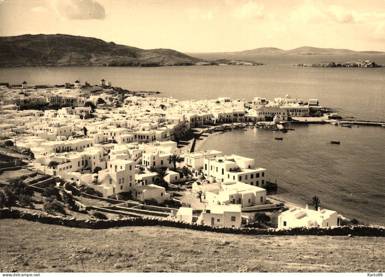 Mykonos , Myconos * Carte Photo * Greece Grèce - Grecia