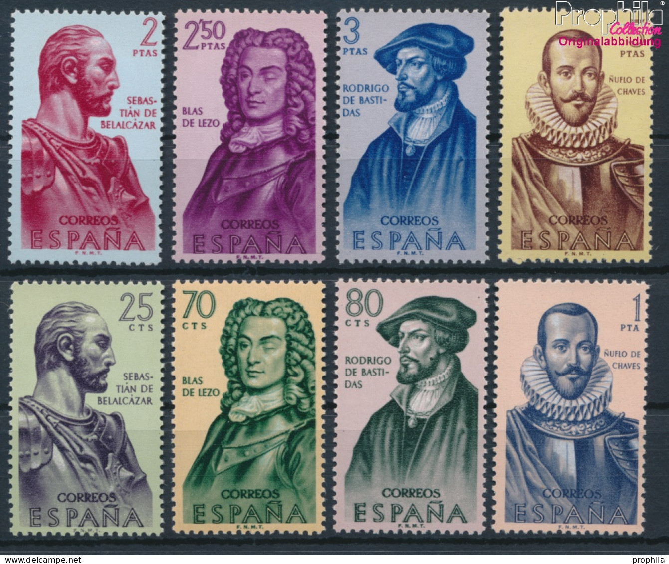 Spanien 1269-1276 (kompl.Ausg.) Postfrisch 1961 Eroberer (10368433 - Nuovi