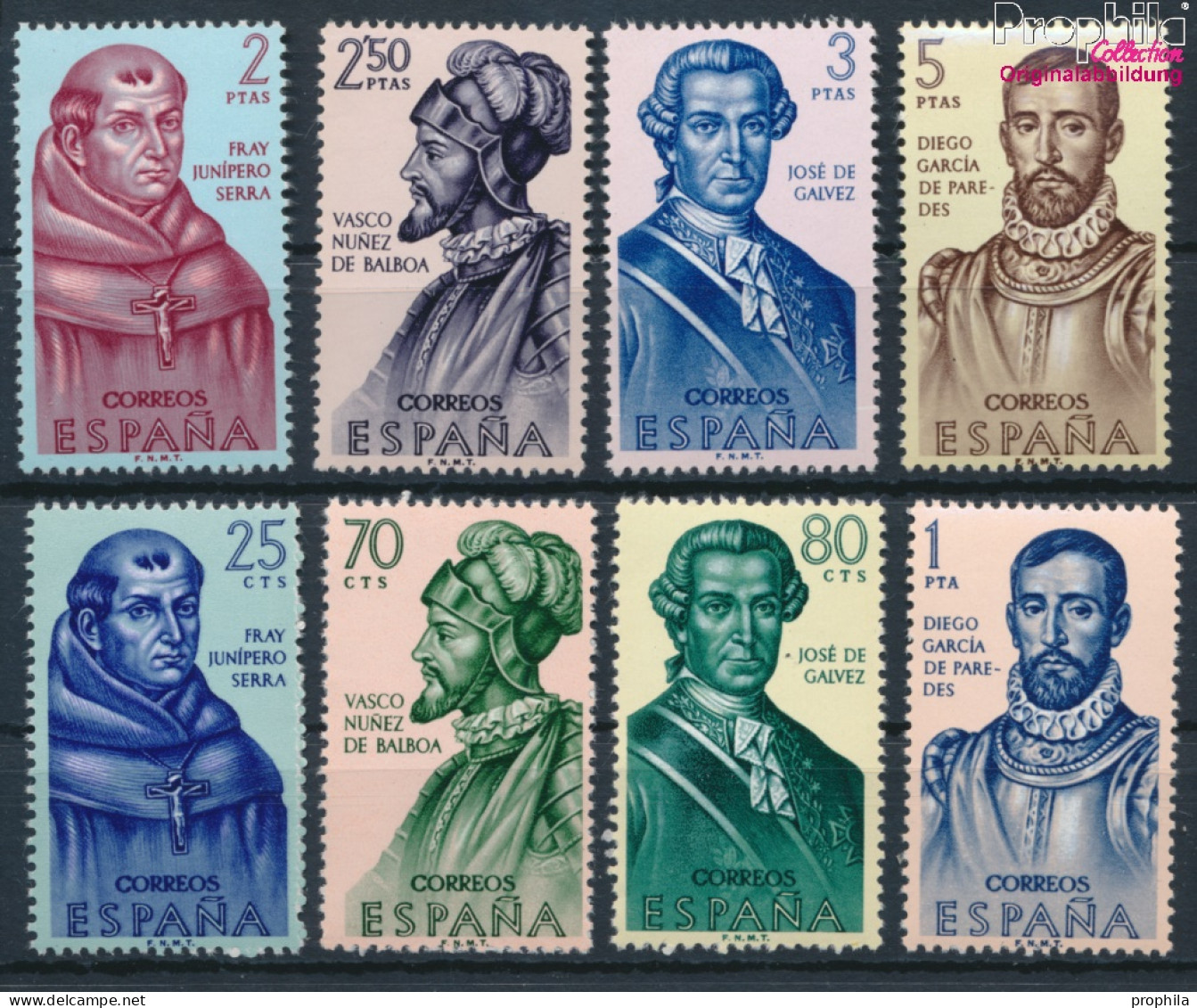 Spanien 1418-1425 (kompl.Ausg.) Postfrisch 1963 Eroberer (10368435 - Unused Stamps