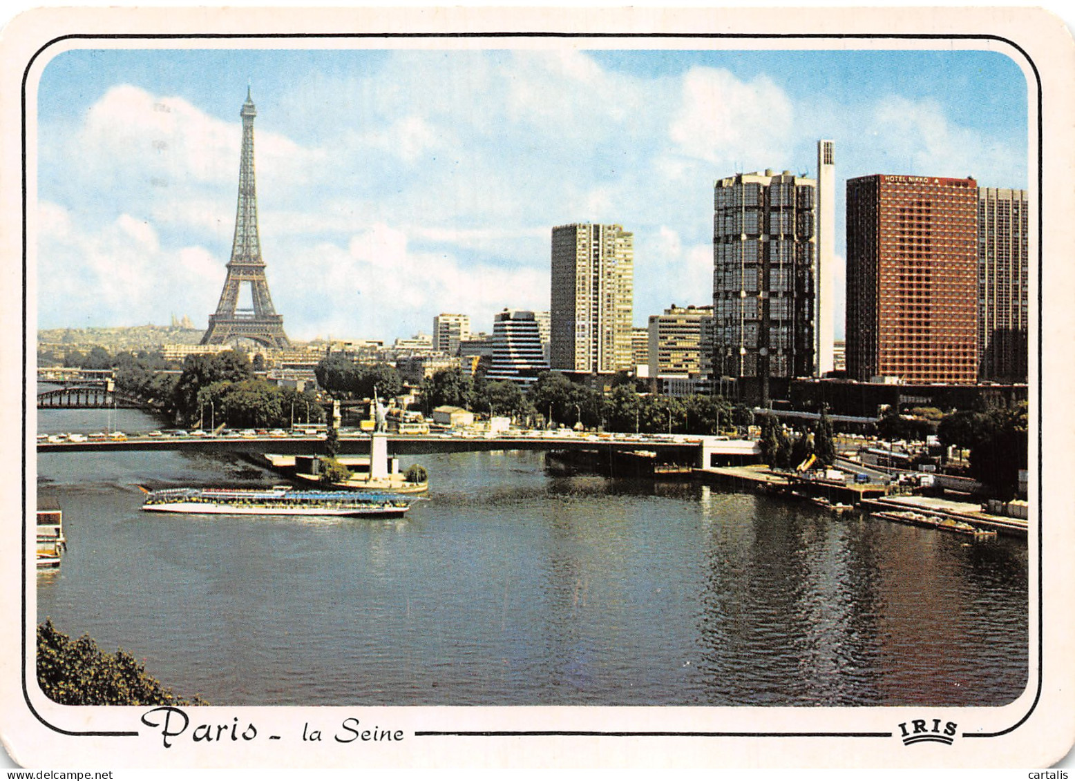 75-PARIS LA TOUR EIFFEL ET LE FRONT DE SEINE-N°4170-B/0127 - Tour Eiffel