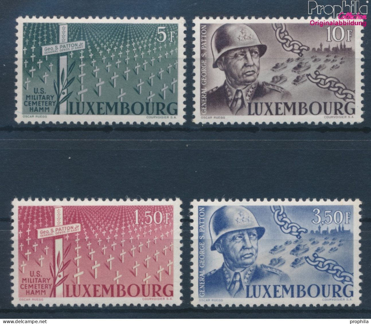 Luxemburg 423-426 (kompl.Ausg.) Postfrisch 1947 General Patton (10386409 - Ongebruikt