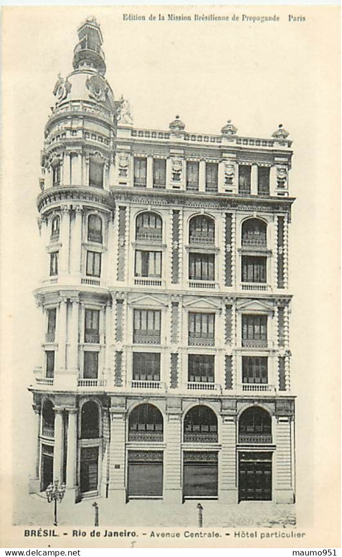 BRESIL - Rio De Janeiro - Avenue Centrale . Hôtel Particulier - Rio De Janeiro