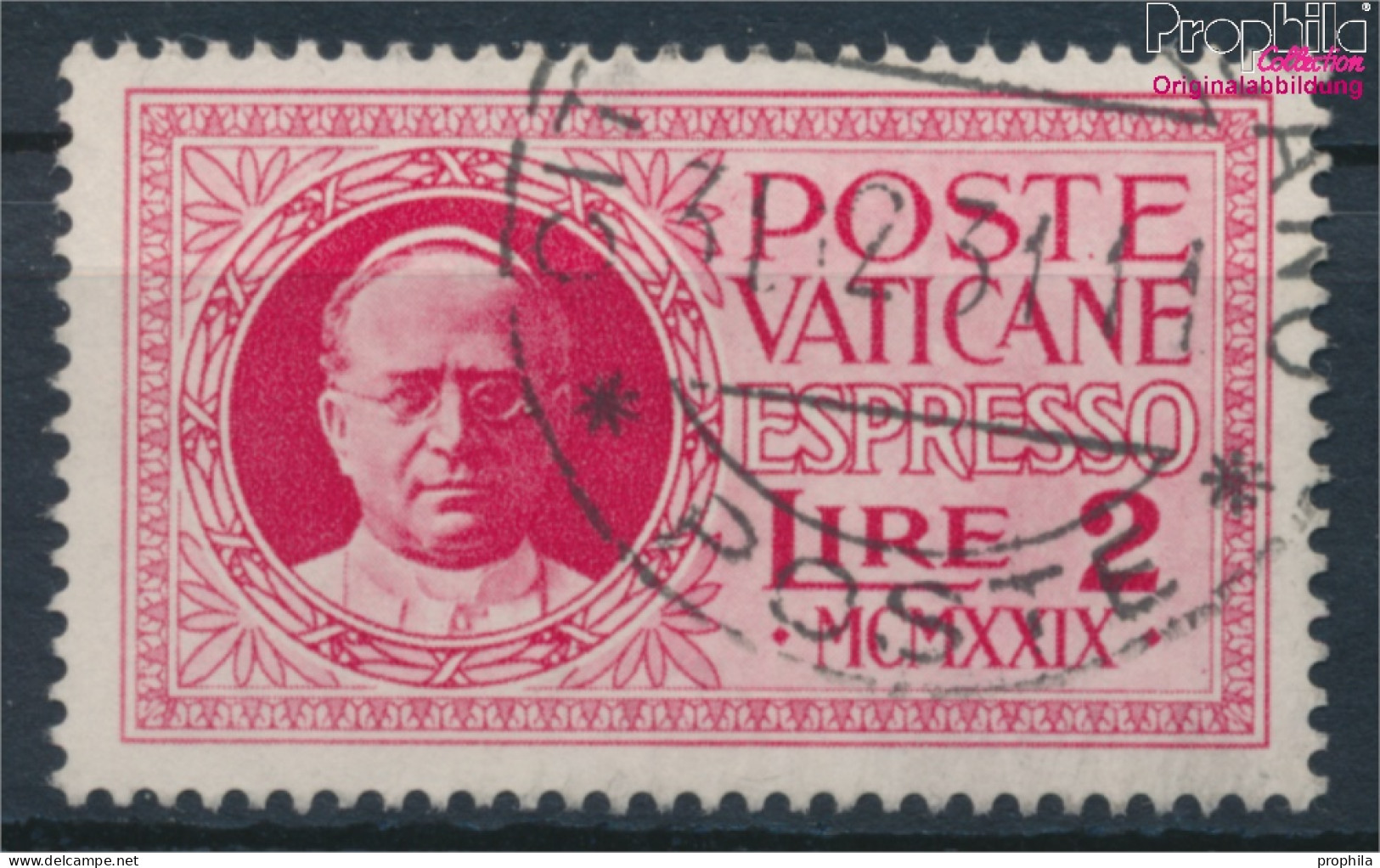 Vatikanstadt 14 Gestempelt 1929 Papst Pius XI. (10368650 - Usati