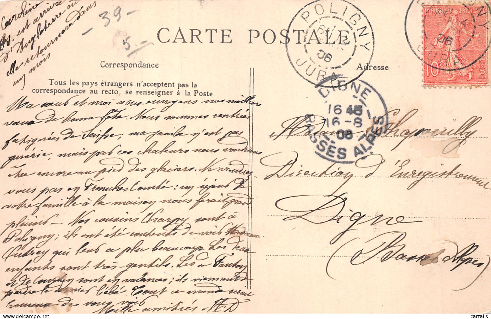 39-POLIGNY-N°4172-A/0279 - Poligny