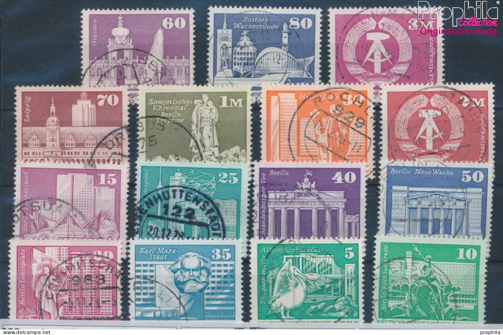 DDR 1820-21,1842-43,1853-54, 1879-1882,1899-1900,1919-1920,1967 (kompl.) Gestempelt 1973 Aufbau In Der DDR Gro (10356889 - Oblitérés