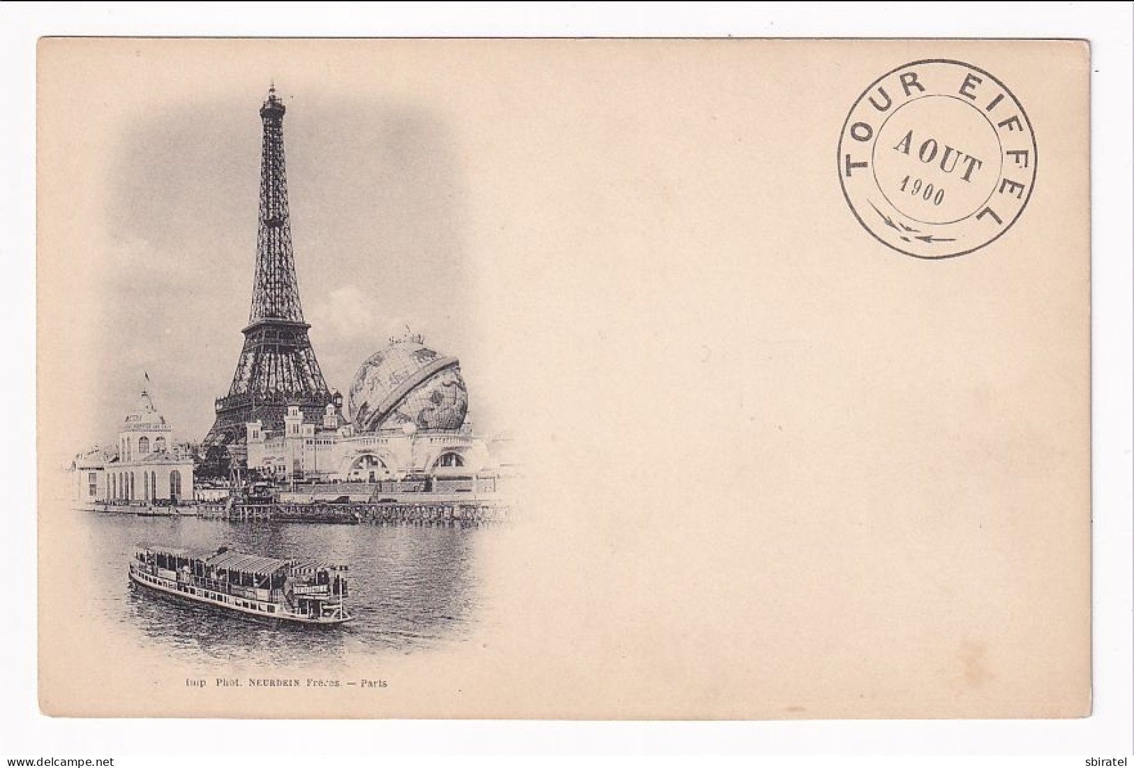 TOUR EIFFEL - 1900- Sommet De La Tour Eiffel Non Circulé - Eiffelturm