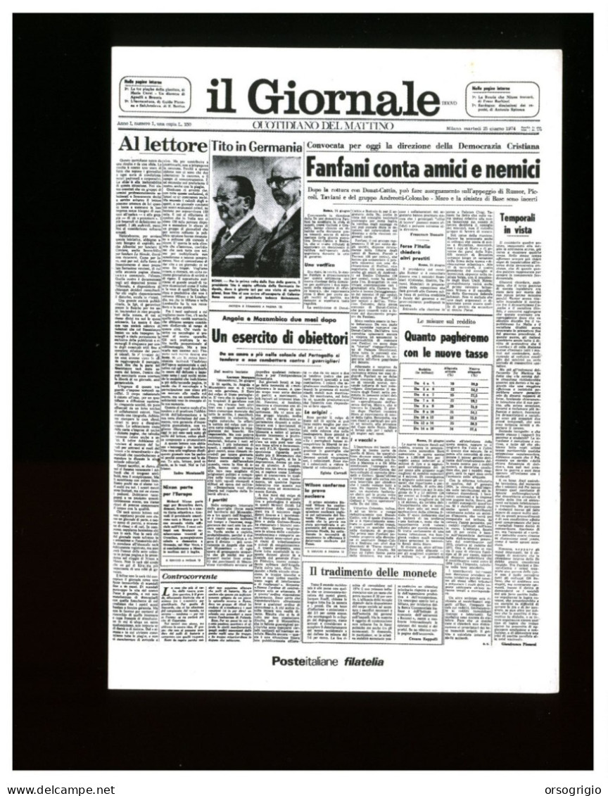 ITALIA - MILANO - FDC 2014 - Cartolina Maximum - FONDAZIONE QUOTIDIANO IL GIORNALE - Maximumkaarten