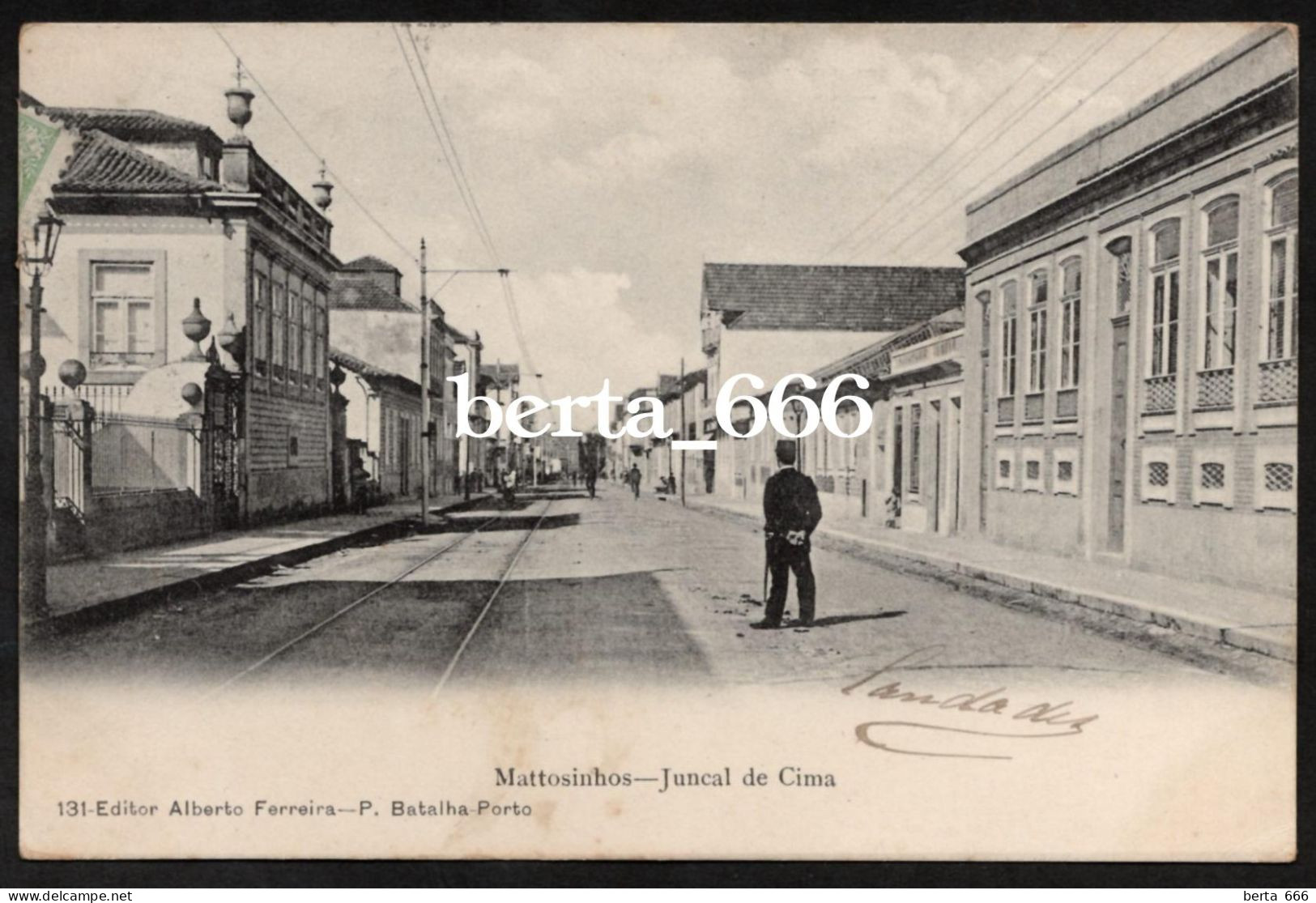 Matosinhos * Juncal De Cima * Edição Alberto Ferreira Nº 131 * Circulado 1908 - Porto