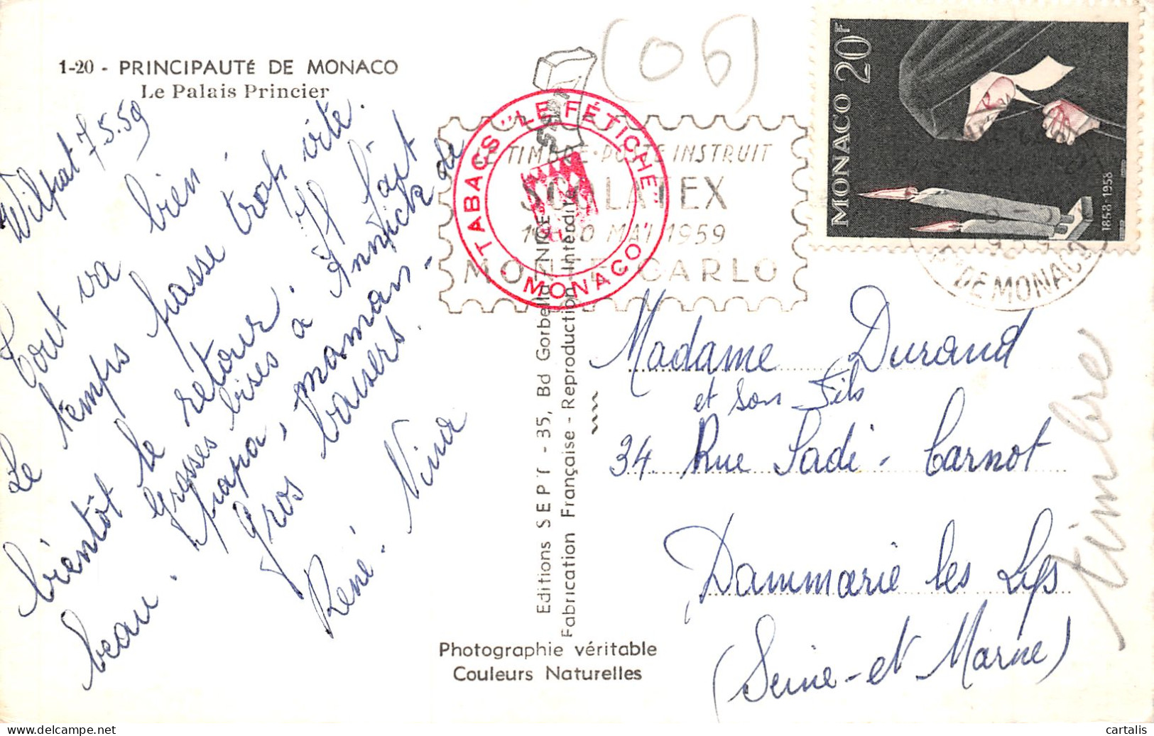 06-MONACO-N°4172-D/0055 - Sonstige & Ohne Zuordnung