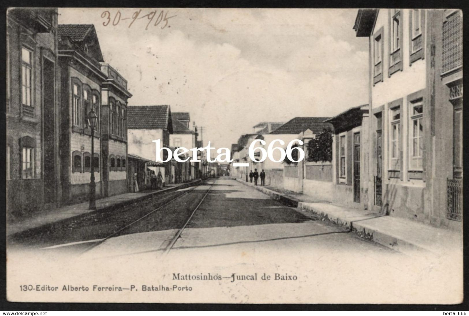 Matosinhos * Juncal De Baixo * Edição Alberto Ferreira Nº 130 * Circulado 1905 - Porto