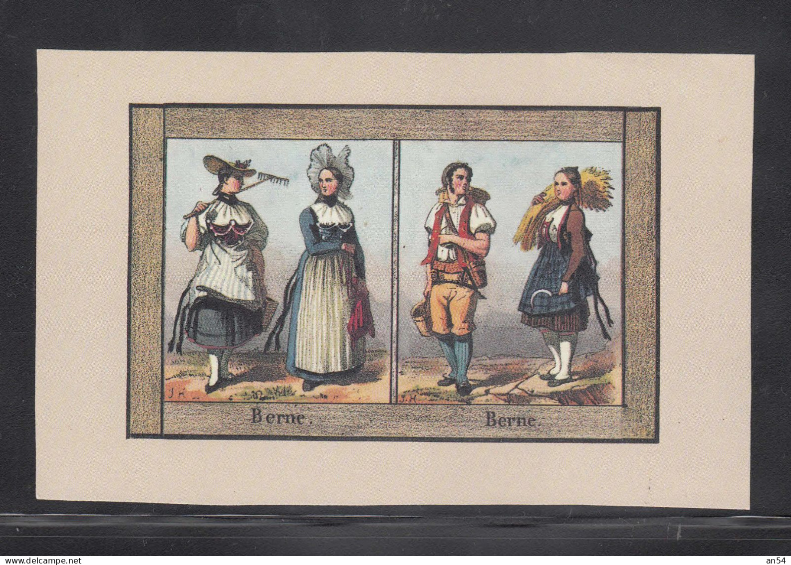 CARTE POSTALE NON CIRCULEE   COSTUMES BERN - Cartas Máxima