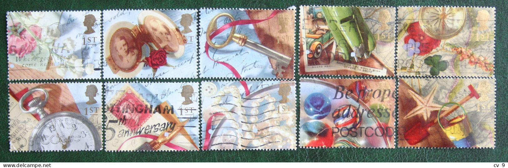 Greetings Booklet Stamps Memories (Mi 1377-1386) 1992 Used Gebruikt Oblitere ENGLAND GRANDE-BRETAGNE GB GREAT BRITAIN - Gebraucht