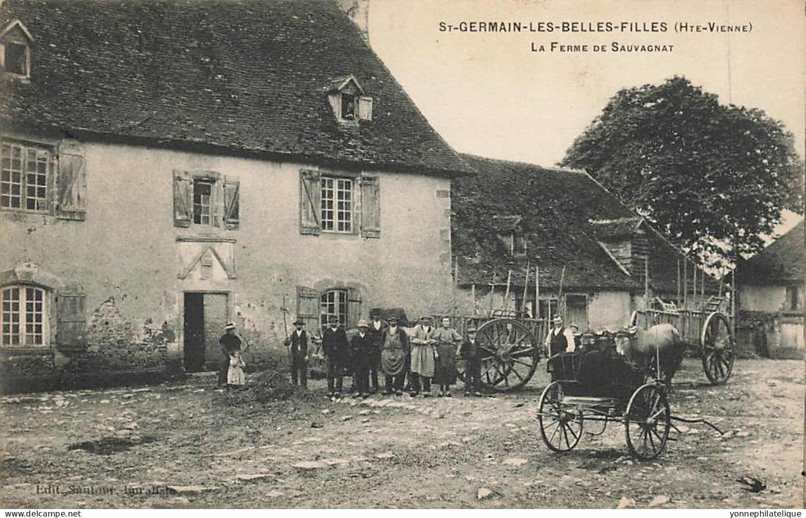 TOP - 87 - HAUTE VIENNE - SAINT-GERMAIN-LES-BELLES-FILLES - La Ferme De Sauvagnat - FR87-87 - Saint Germain Les Belles