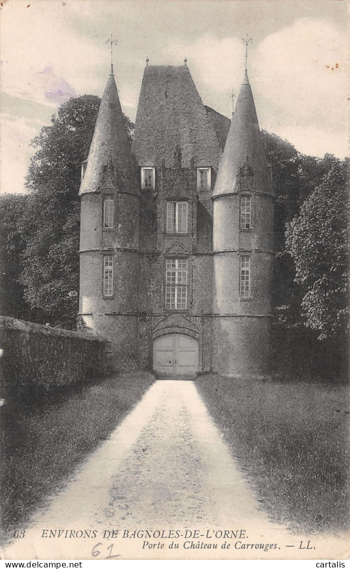 61-CARROUGES LE CHATEAU-N°4172-F/0329 - Carrouges