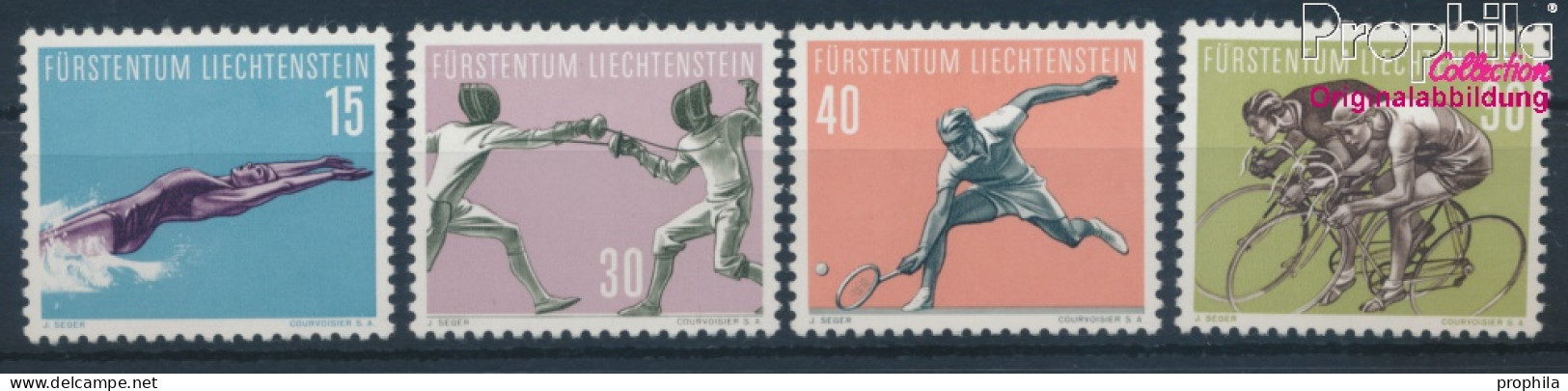 Liechtenstein 365-368 (kompl.Ausg.) Postfrisch 1958 Sport (10373737 - Nuovi