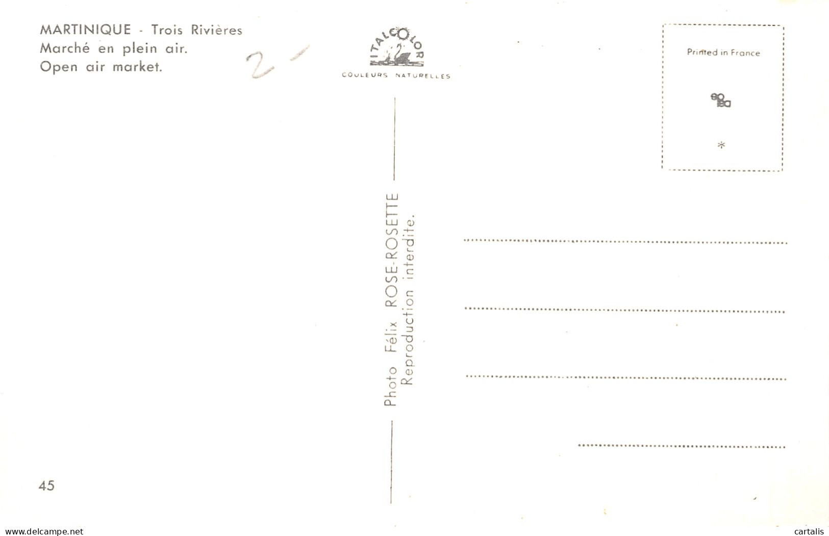 972-MARTINIQUE MARCHE EN PLEIN AIR-N°4173-A/0395 - Altri & Non Classificati