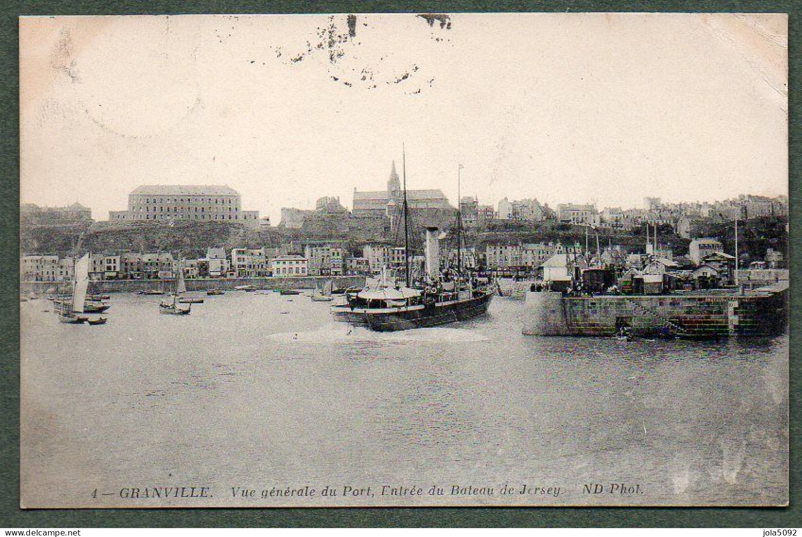 50 - GRANVILLE - Vue Générale Du Port - L'entrée Du Bateau De Jersey - Granville