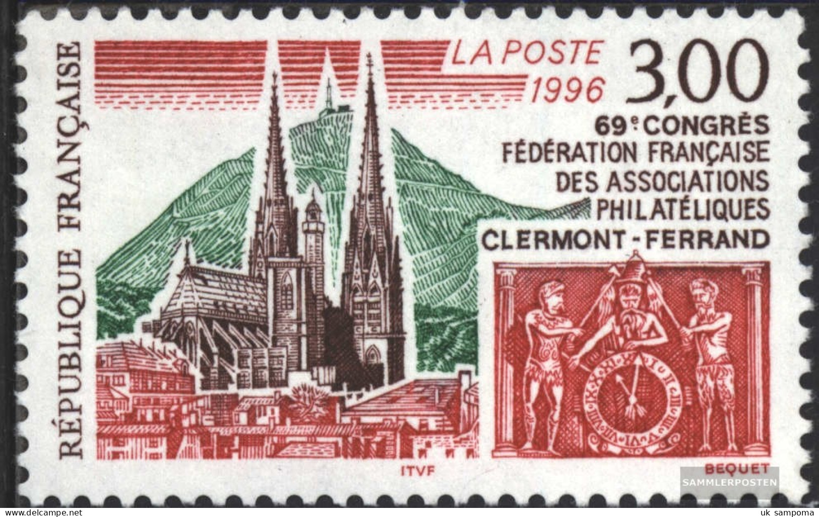 France 3152 (complete Issue) Unmounted Mint / Never Hinged 1996 Clermont-Ferrand - Unused Stamps