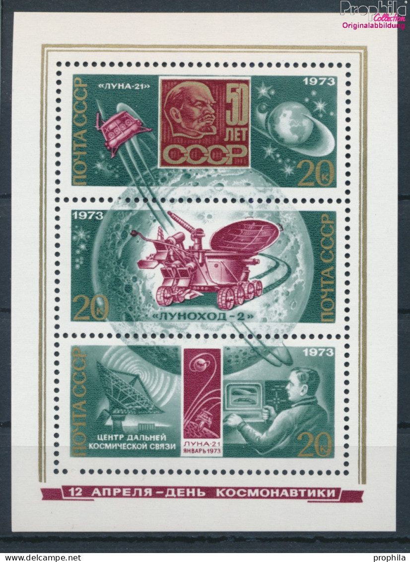 Sowjetunion Block85 (kompl.Ausg.) Postfrisch 1973 Tag Der Kosmonautik (10368941 - Unused Stamps