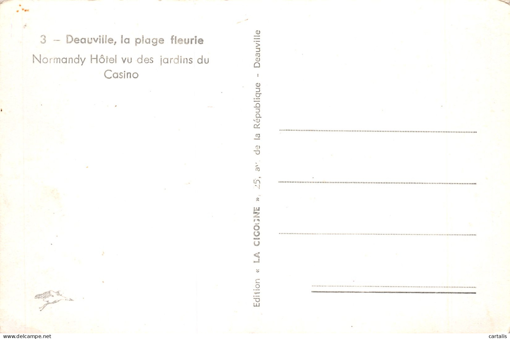 14-DEAUVILLE LA PLAGE FLEURIE-N°4173-C/0051 - Deauville
