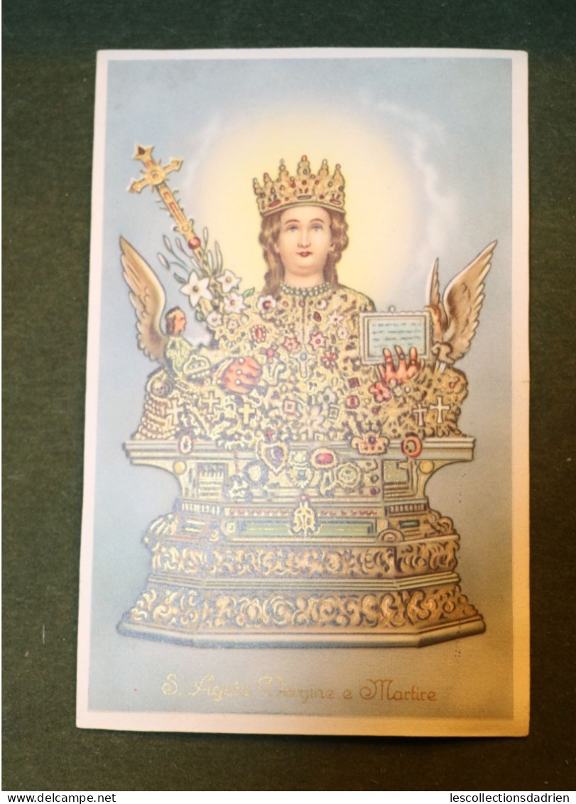 Carte Postale Sainte Aghate - Agata - Santi