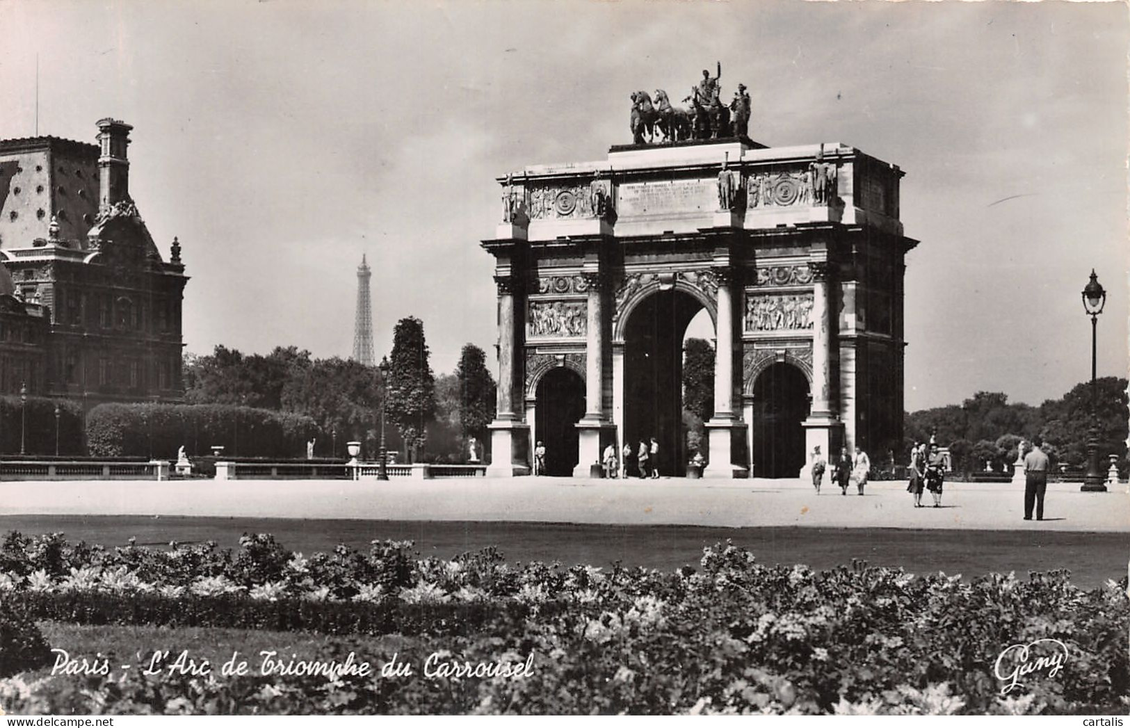 75-PARIS L ARC DE TRIOMPHE DU CARROUSEL-N°4173-B/0155 - Arc De Triomphe