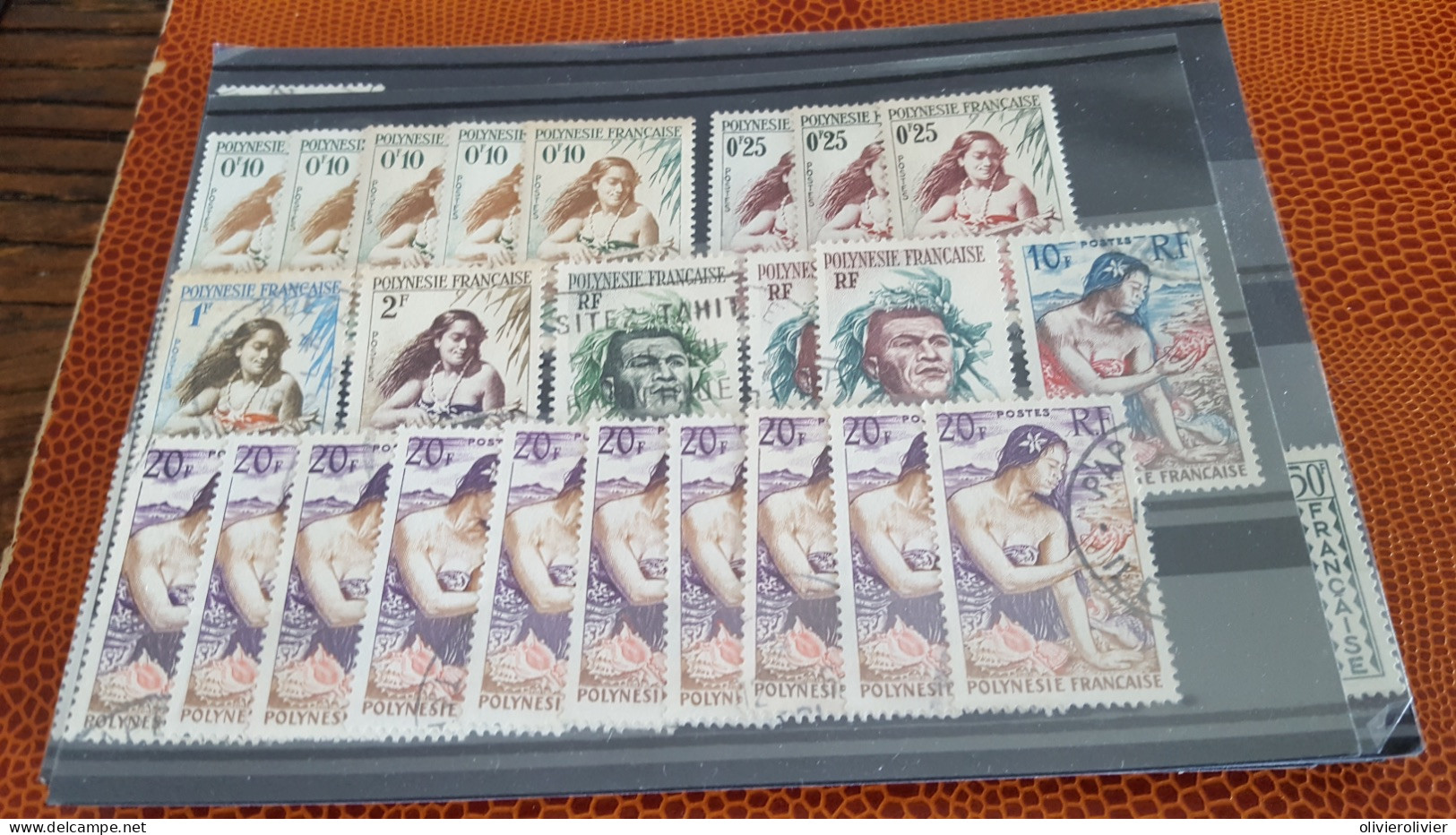 REF A1444 COLONIE FRANCAISE POLYNESIE - Collections, Lots & Séries