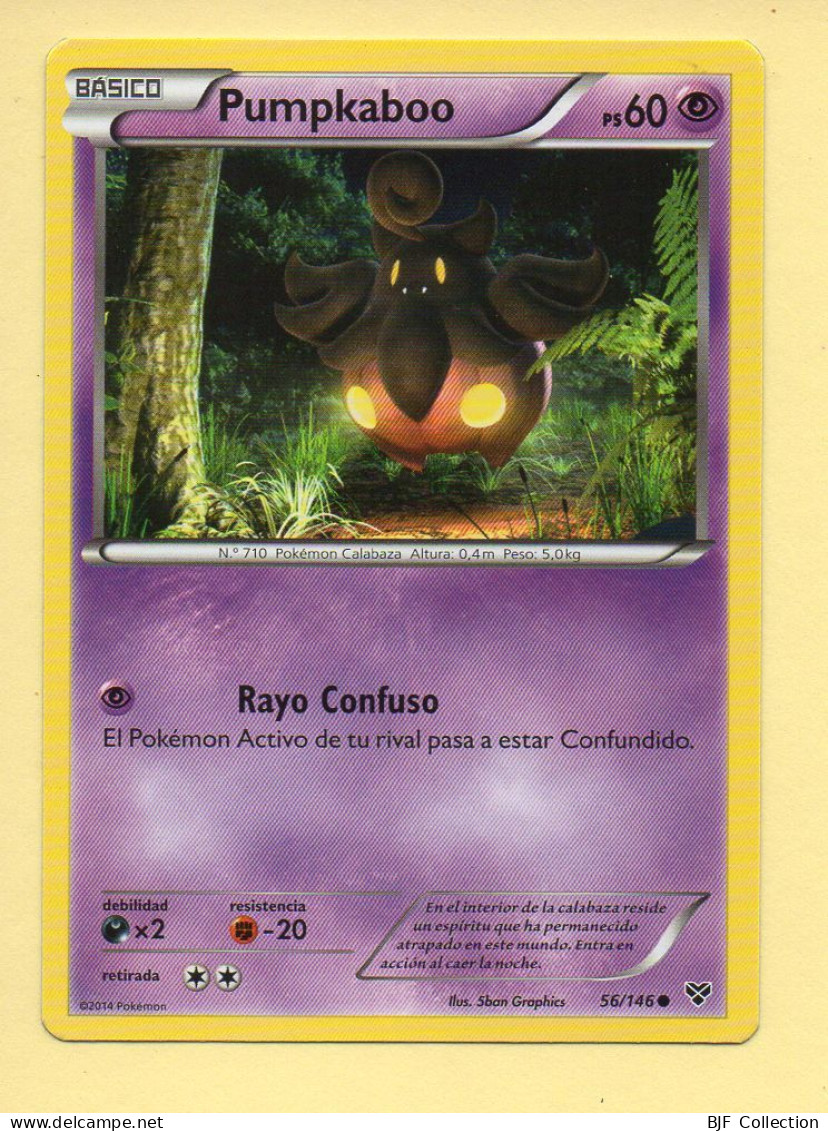 POKEMON N° 56/146 - PUMPKABOO - XY (60 PV) Version Espagnole - XY