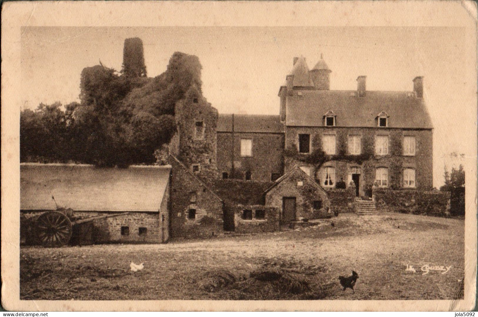 50 - Environs De SAINT-SAUVEUR-le-VICOMTE Et LA HAYE Du Puits - CANVILLE Château D'Olonde - Saint Sauveur Le Vicomte