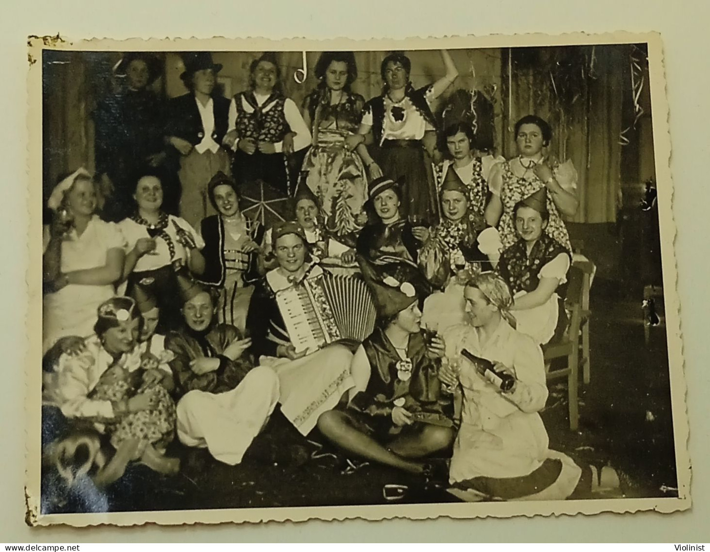 Girls At A Party-old Photo- Wolmirstedt, Germany - Anonymous Persons