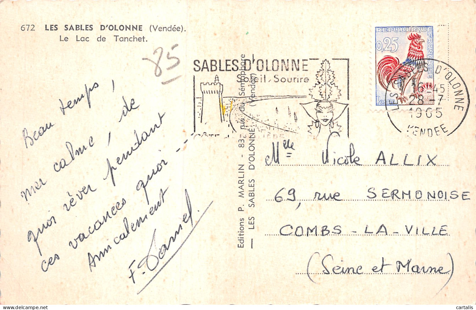 85-LES SABLES D OLONNE-N°4173-E/0331 - Sables D'Olonne