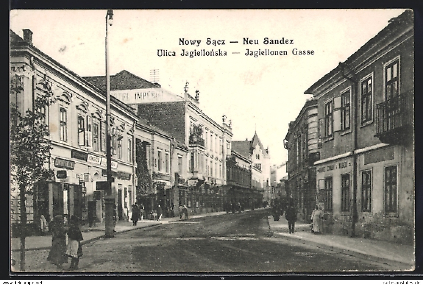 AK Nowy Sacz / Neu Sandez, Jagiellonen Gasse  - Polonia