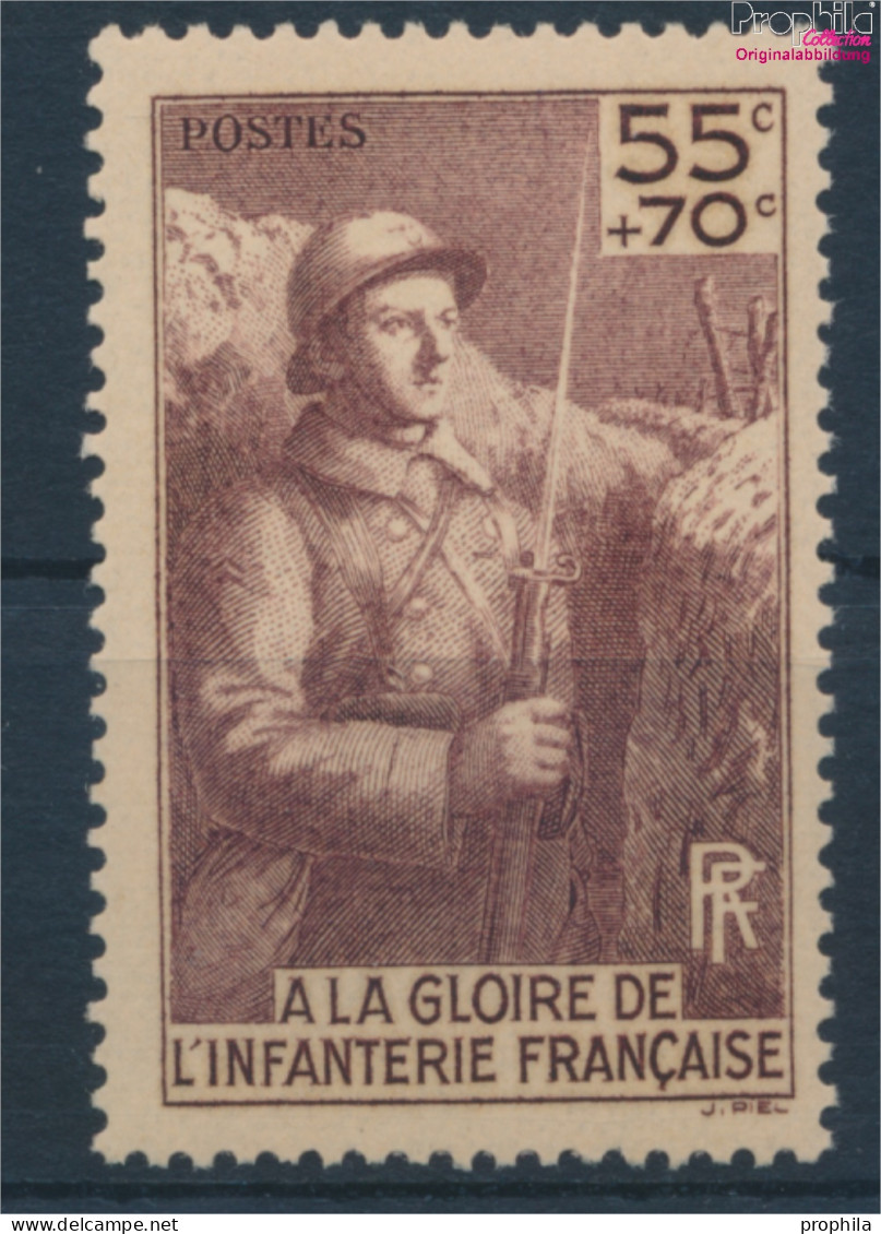Frankreich 423 Postfrisch 1938 Infanteriedenkmal (10387461 - Neufs