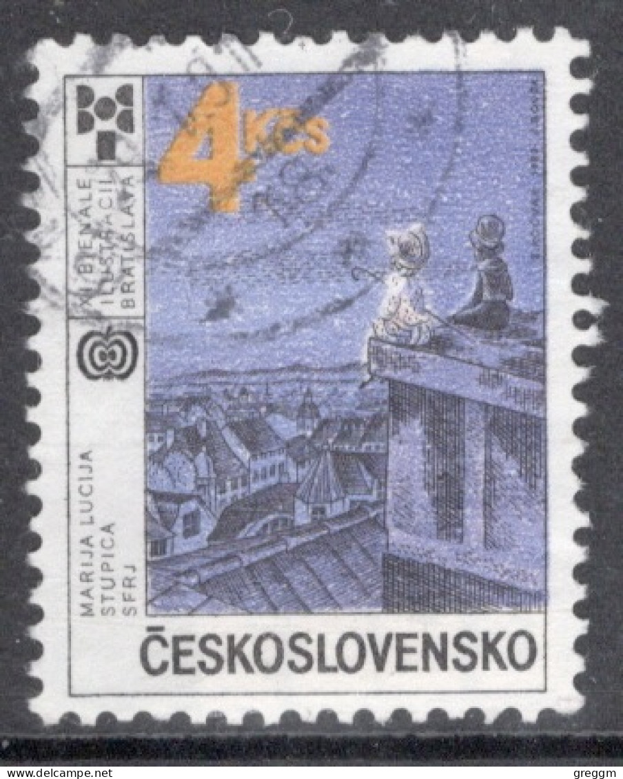 Czechoslovakia 1987 Single Stamp For The 11th Biennial Exhibition Of Book Illustrations For Children In Fine Used - Oblitérés