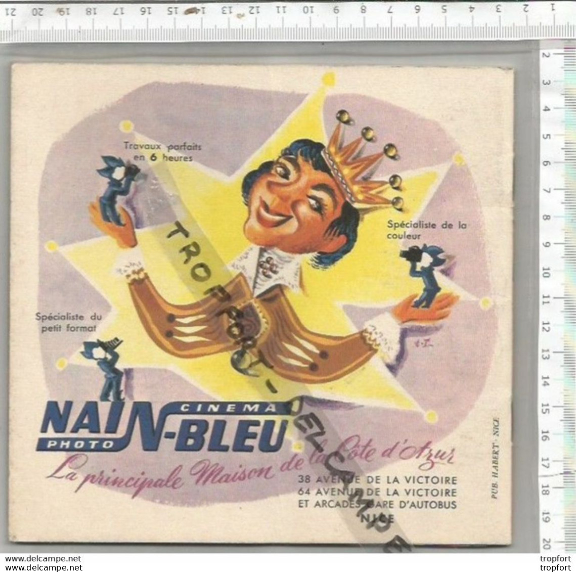 FF / SUPERBE LIVRET Ancien 1954 HOTEL RUHL CARNAVAL De NICE 1954  Nombreux Dessins Des Chars / Pompier - Programmi