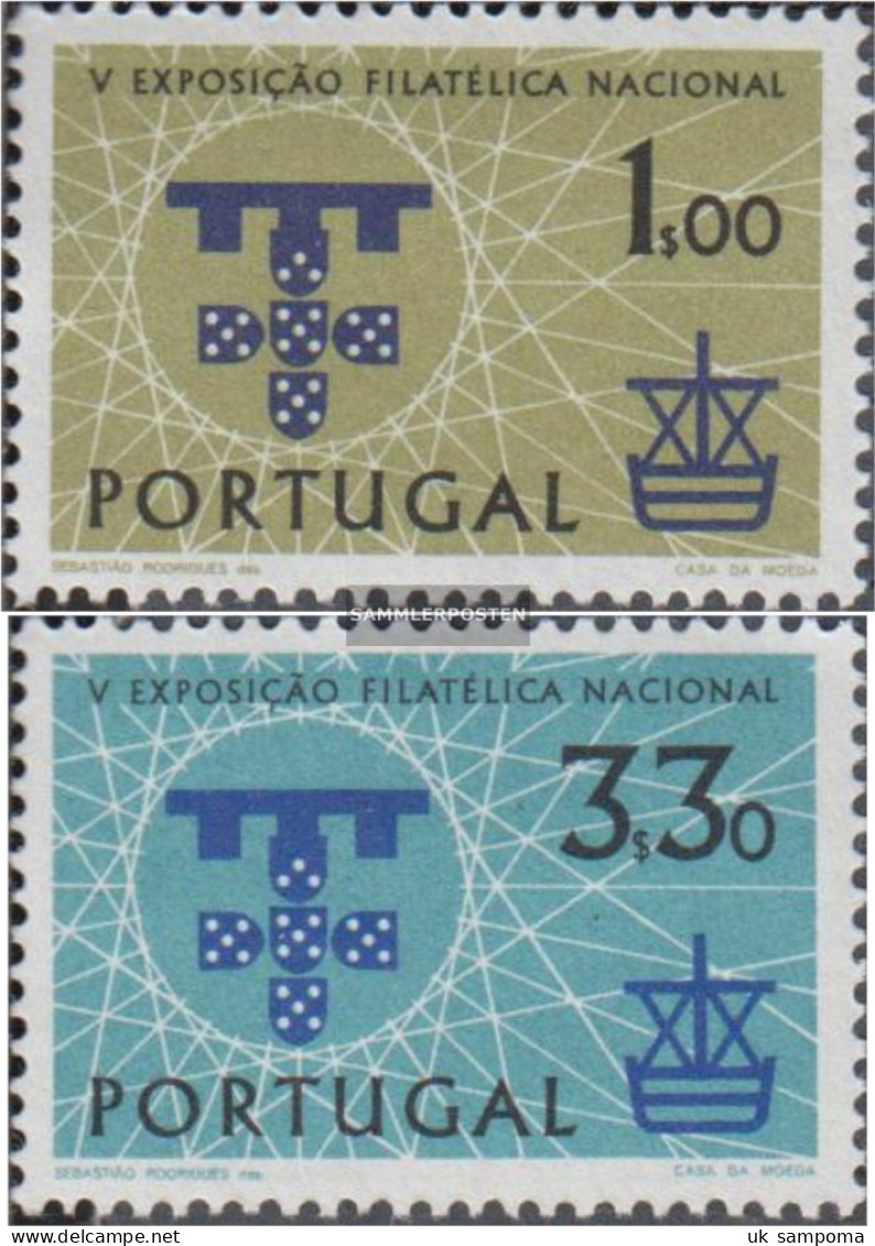 Portugal 900-901 (complete Issue) Unmounted Mint / Never Hinged 1960 Stamp Exhibition - Ungebraucht