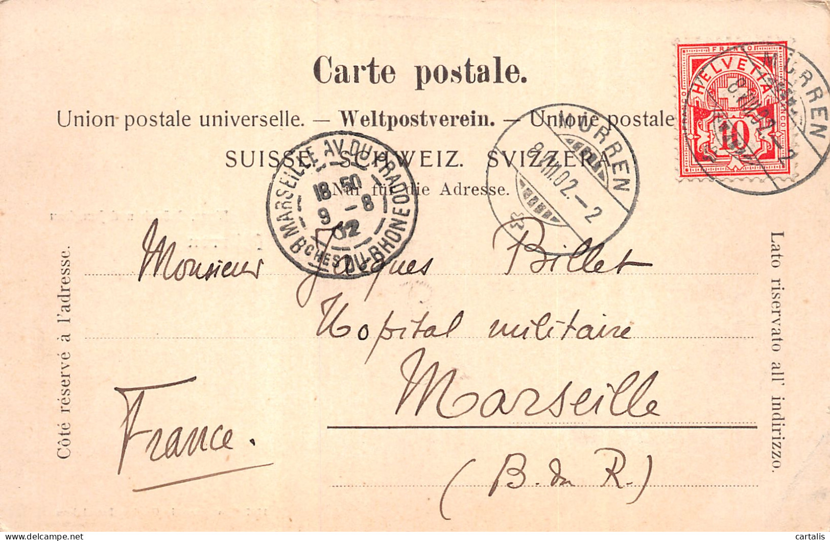 SUI-SUISSE MONCH TIMBRE POSTE-N°4174-C/0107 - Mon