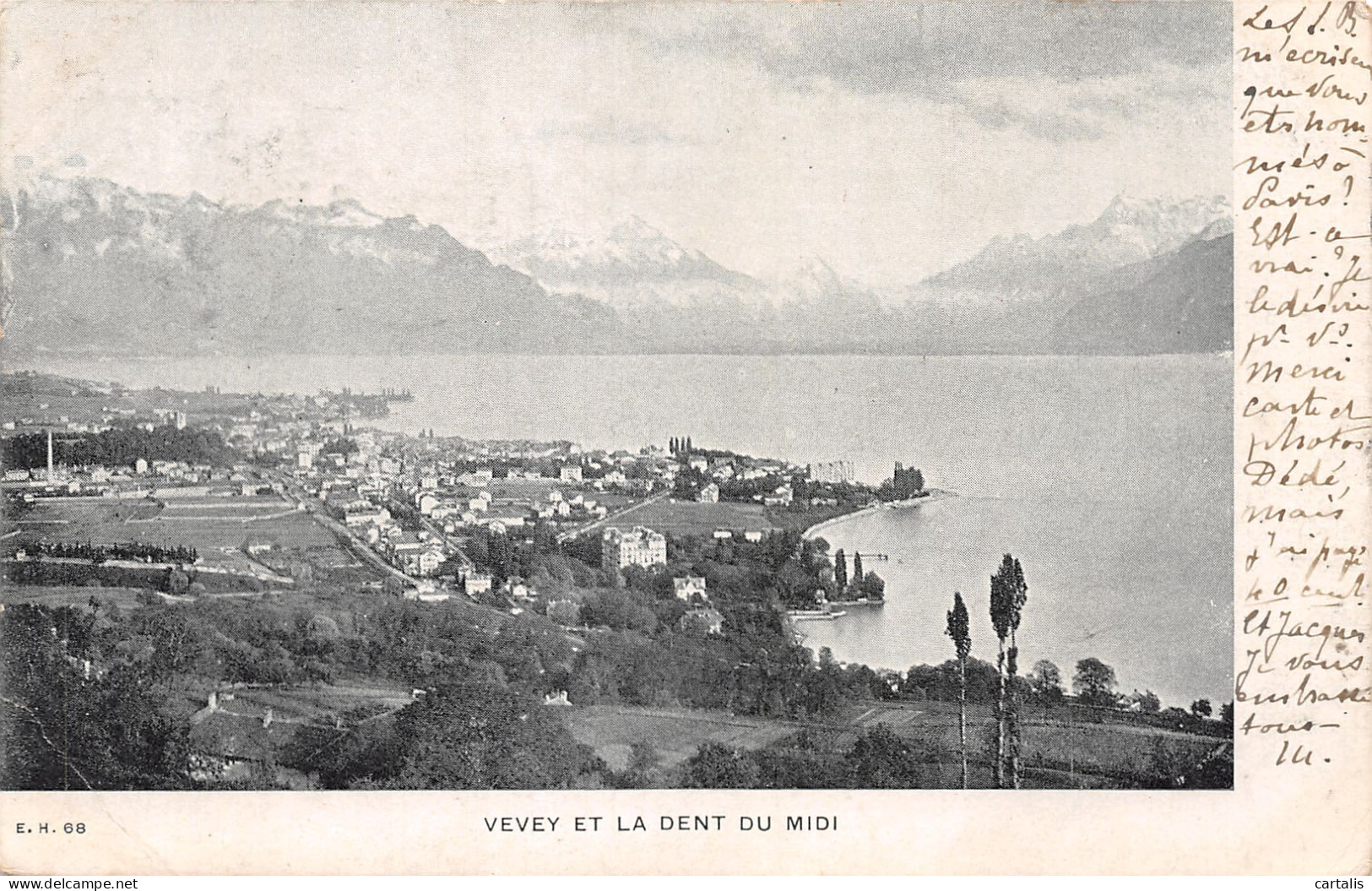 SUI-VEVEY -N°4174-B/0373 - Vevey