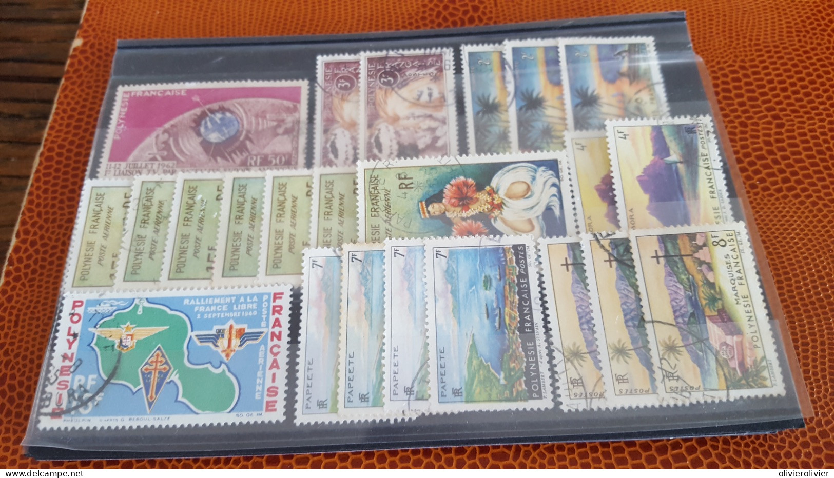 REF A1447 COLONIE FRANCAISE POLYNESIE - Collections, Lots & Séries