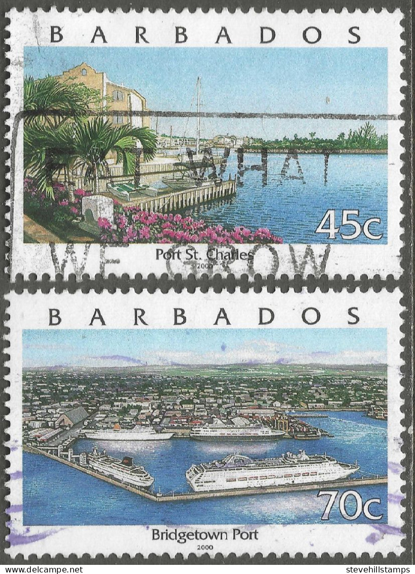 Barbados. 2000 Pride Of Barbados. 45c, 70c Used.  SG 1156, 1158a. M4108 - Barbados (1966-...)