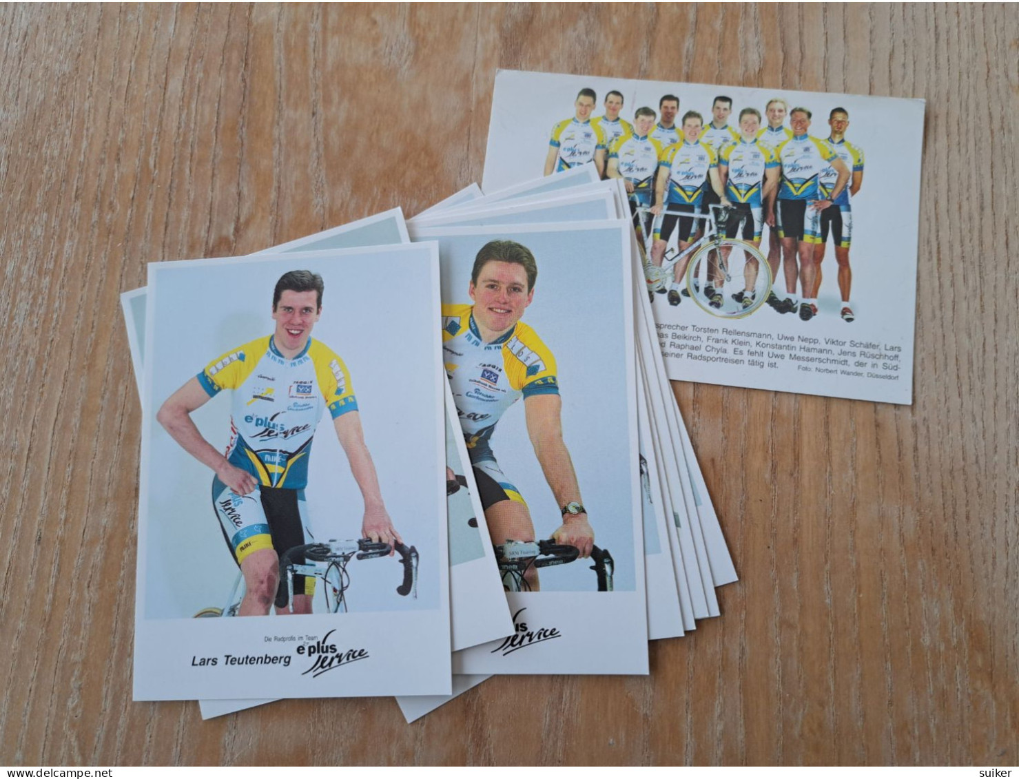 11 Cartes  Officielles  E Plus  1997 - Ciclismo