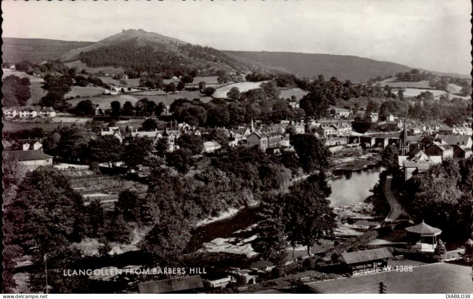 LLANGOLLEN FROM BARBERS HILL   ( ROYAUME UNI ) - Other & Unclassified