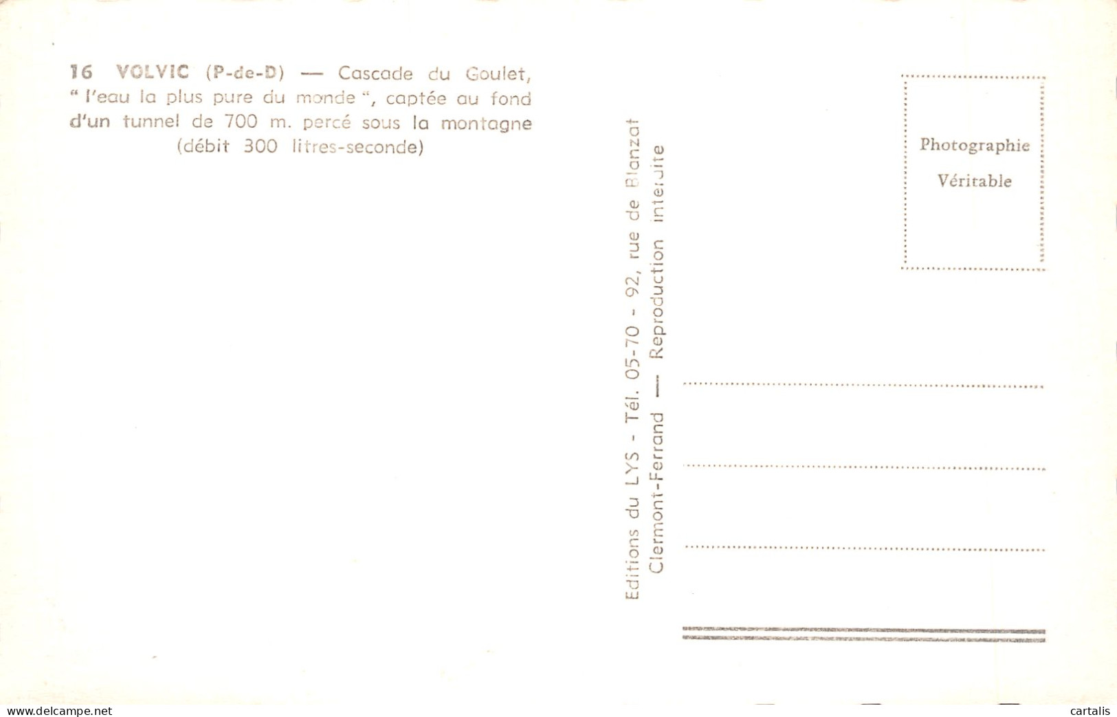 63-VOLVIC-N°4174-E/0293 - Volvic