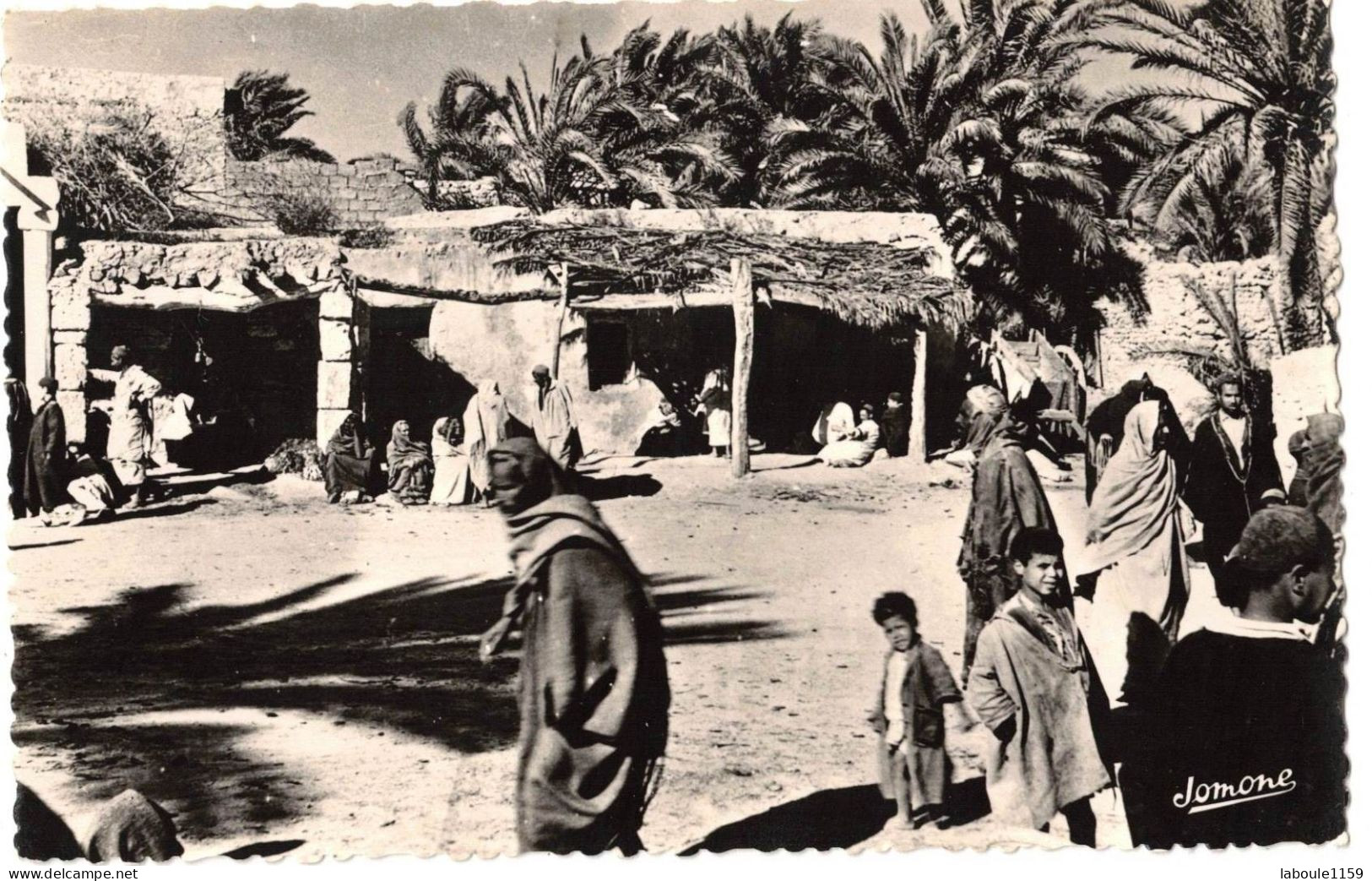 AFRIQUE DU NORD MAGHREB SCENES ET TYPES : GOURBIS DANS LE SUD - VERITABLE PHOTO BROMURE JOMONE - Scènes & Types